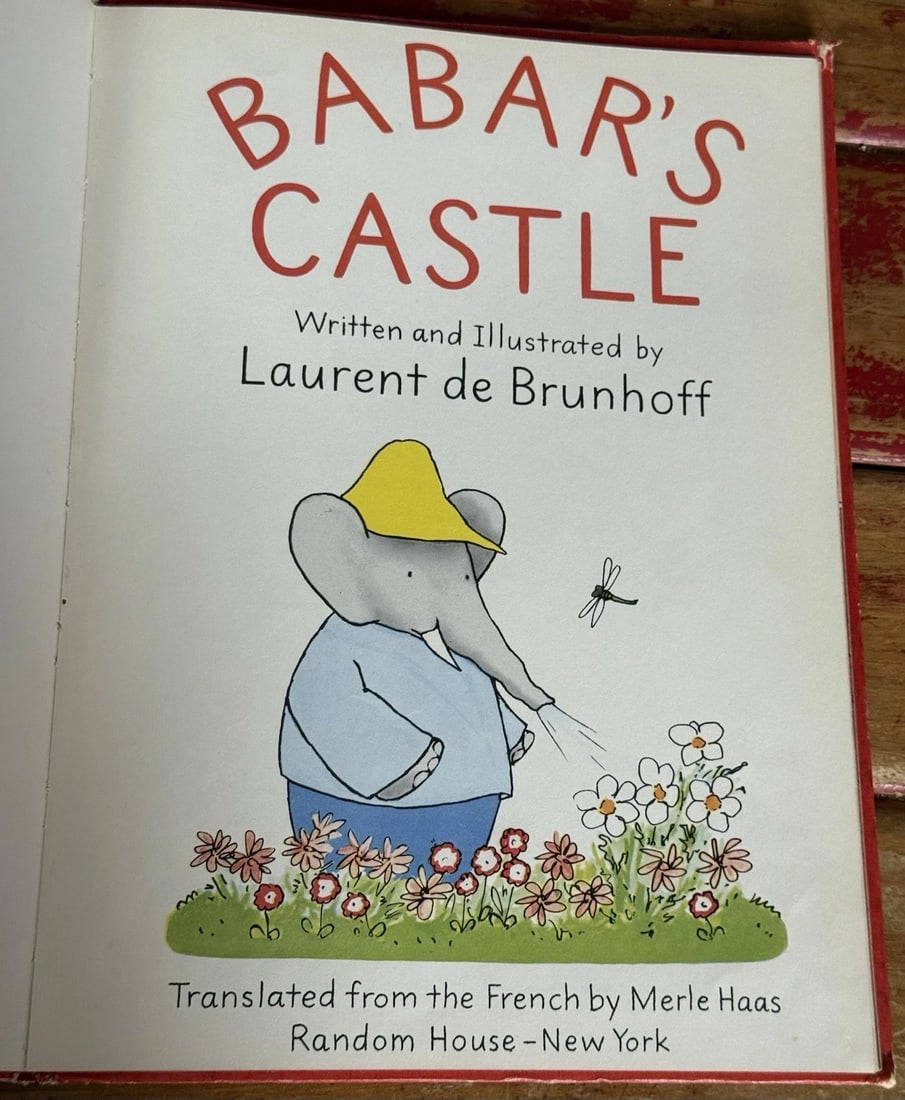 Babar’s Castle by Laurent De Brunhoff 1st Ed.1962 Random House HC Illustrated - 2