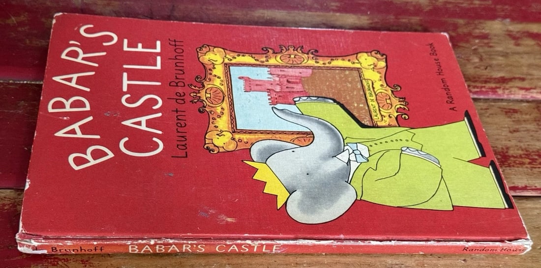 Babar’s Castle by Laurent De Brunhoff 1st Ed.1962 Random House HC Illustrated - 9
