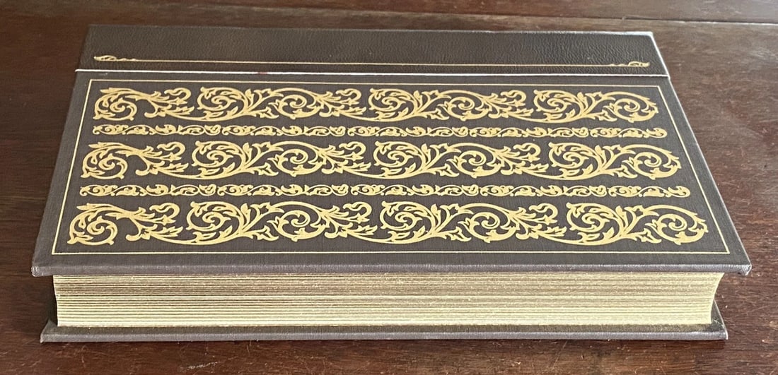 Franklin Library ROBINSON CRUSOE- Daniel Defoe-1/4 Leather 1979 Unread NEW Cond. - 11