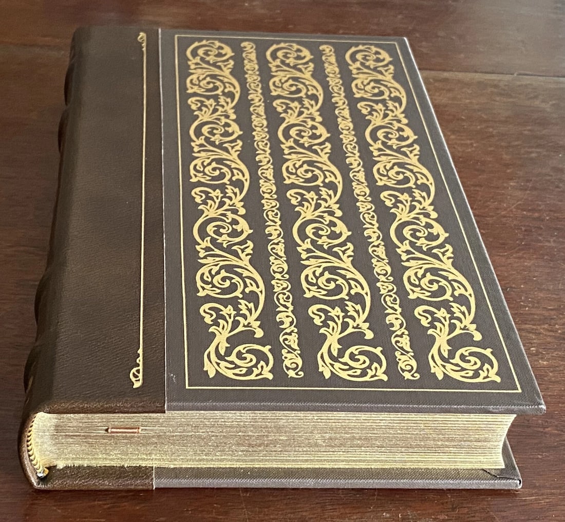 Franklin Library ROBINSON CRUSOE- Daniel Defoe-1/4 Leather 1979 Unread NEW Cond. - 12