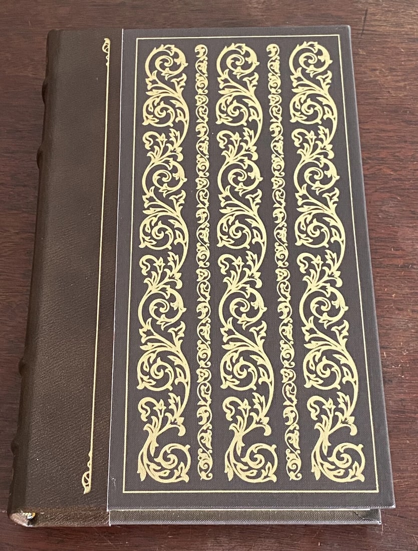 Franklin Library ROBINSON CRUSOE- Daniel Defoe-1/4 Leather 1979 Unread NEW Cond. - 3