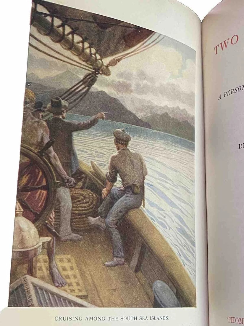 TWO YEARS BEFORE THE MAST Richard H Dana 1907 COLOR ILLUSTRATIONS HC RARECrowell - 5