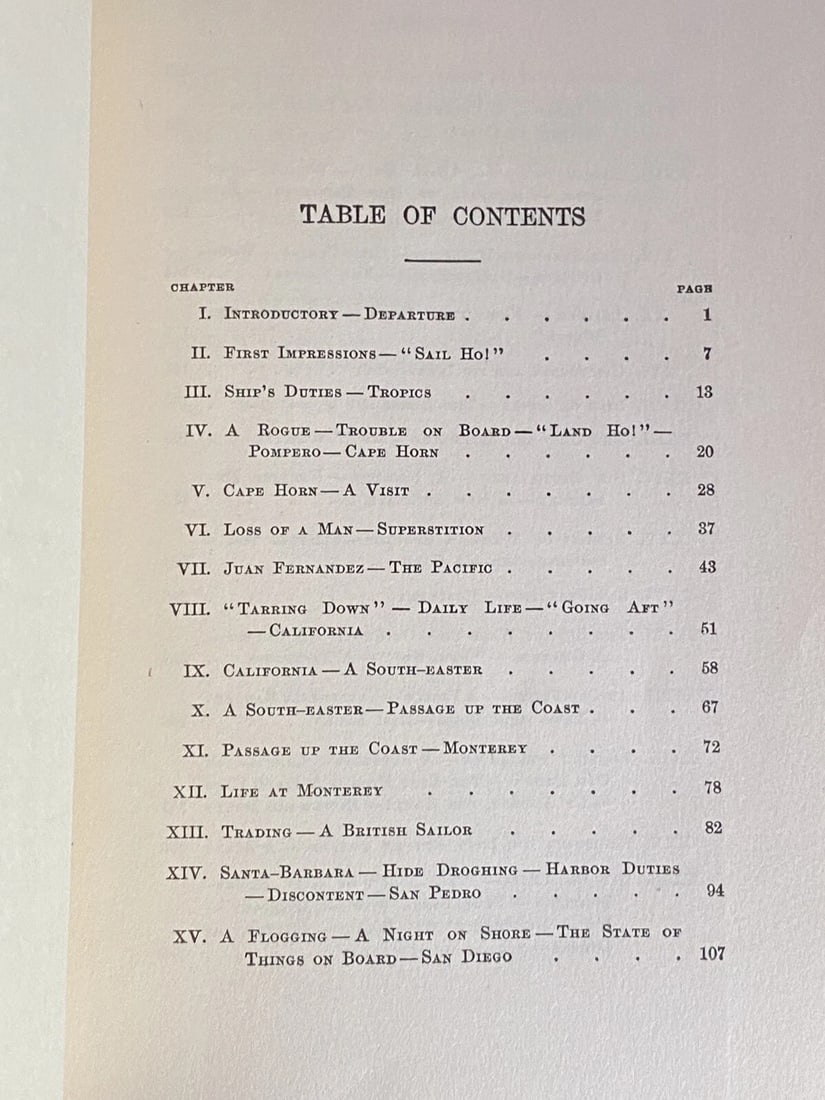 TWO YEARS BEFORE THE MAST Richard H Dana 1907 COLOR ILLUSTRATIONS HC RARECrowell - 8