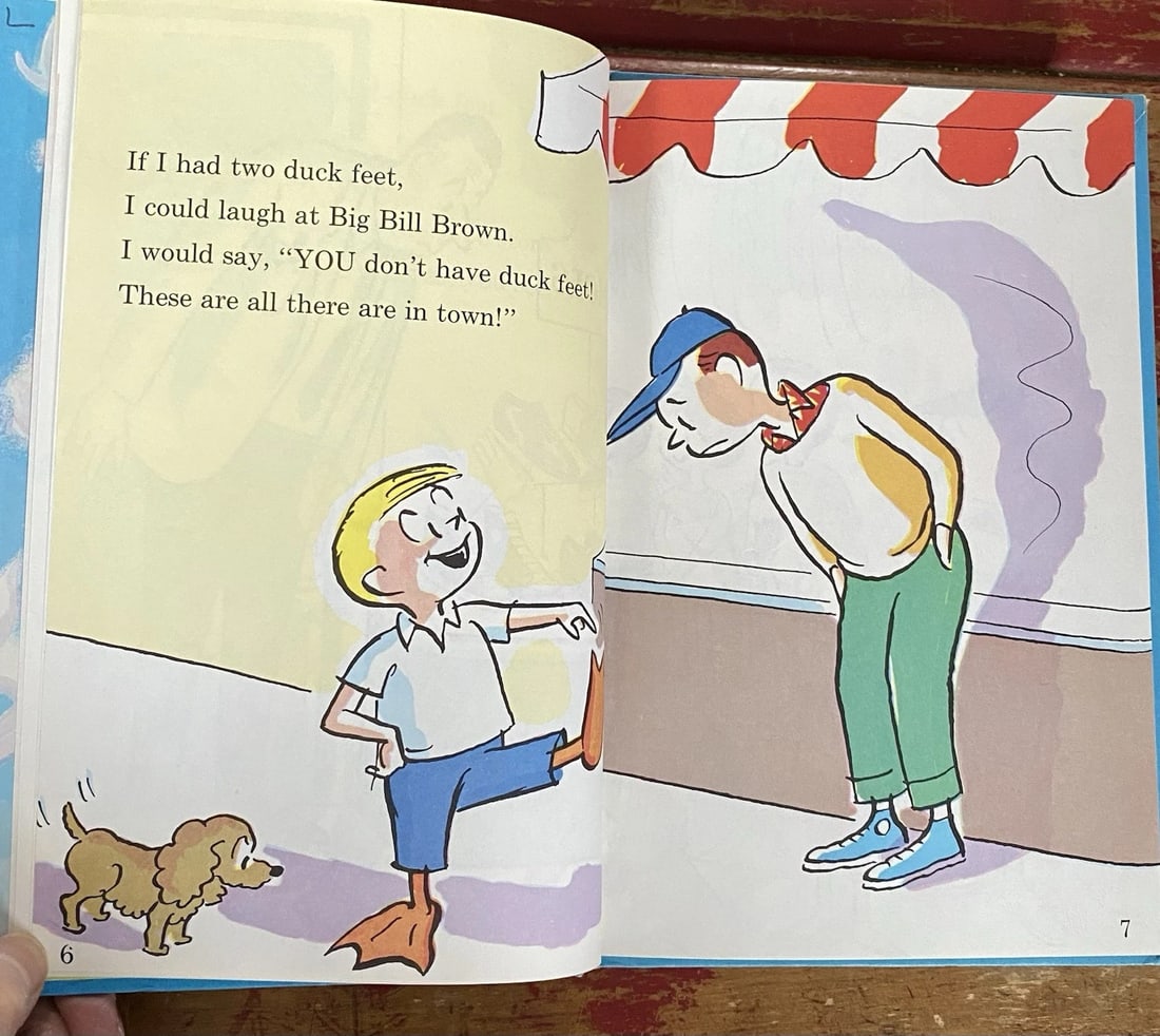 Dr Seuss, Theo LeSieg I Wish That I Had Duck Feet 1st Edition 1965 HC - 9