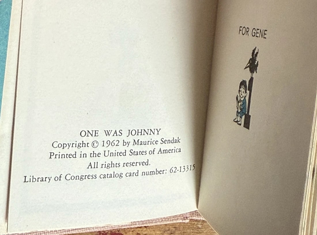 NUTSHELL LIBRARY by Maurice Sendak/ Harper & Row, 1962 (4 Mini Books) - 5