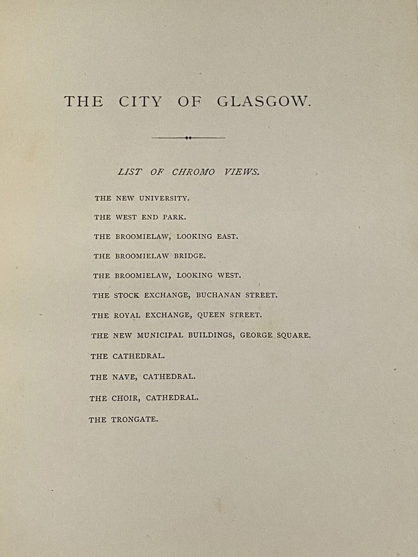 SOUVENIR OF SCOTLAND Its Cities Lakes and Mountains 1891Hardcover T. Nelson&Sons - 9