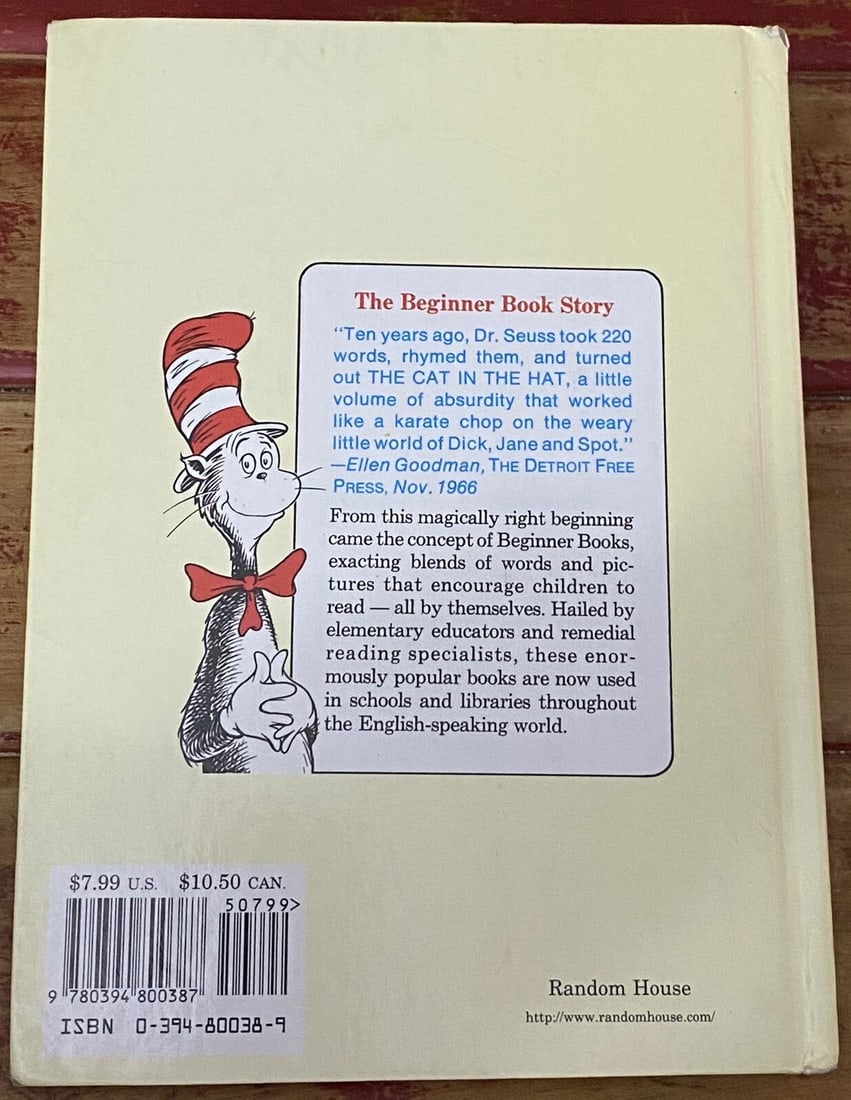 Fox In Socks by Dr. Seuss 1993 Random House Hardcover Very Good - 4