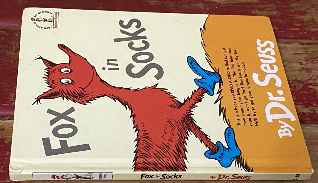 Fox In Socks by Dr. Seuss 1993 Random House Hardcover Very Good - 5