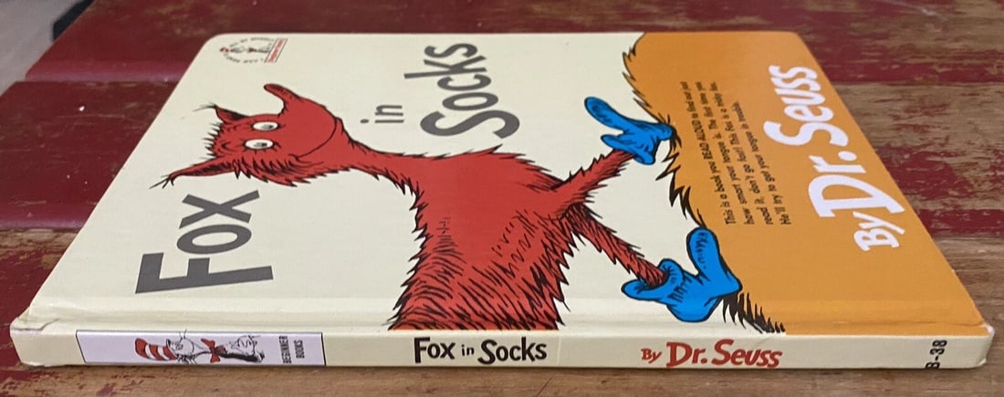 Fox In Socks by Dr. Seuss 1993 Random House Hardcover Very Good - 6