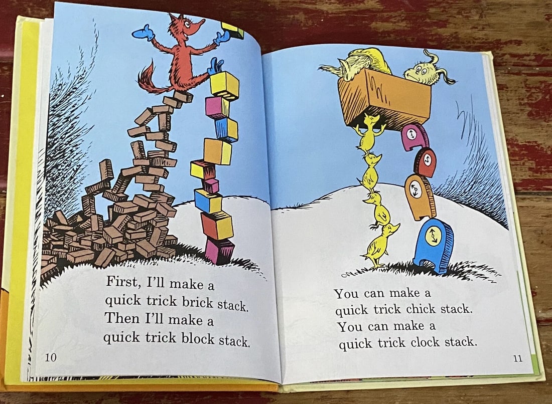 Fox In Socks by Dr. Seuss 1993 Random House Hardcover Very Good - 9