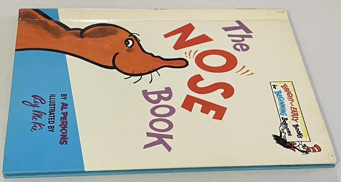 1970 The Nose Book Al Perkins Dr Seuss Bright & Early Book Club Edition HC - 10
