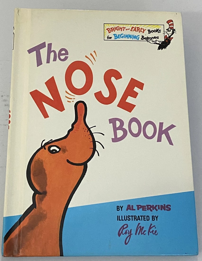 1970 The Nose Book Al Perkins Dr Seuss Bright & Early Book Club Edition HC - 2