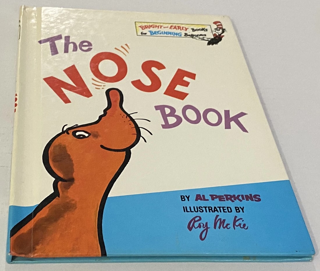 1970 The Nose Book Al Perkins Dr Seuss Bright & Early Book Club Edition HC - 8