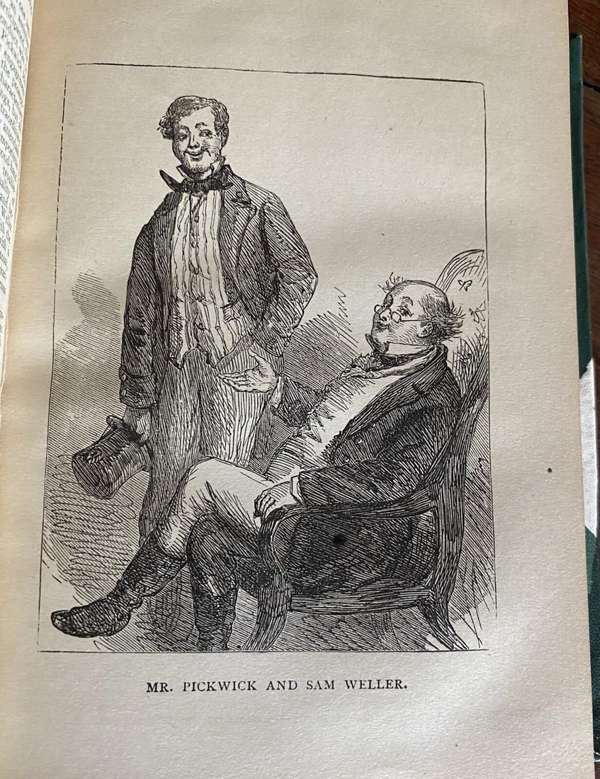 Dickens' Works Illustrated Pickwick Papers 1875 HC James Osgood - 11