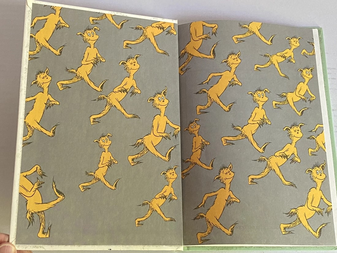 THE FOOT BOOK Dr. Seuss Grolier 1stEd Reprint 1993 Like New HC No Writing RARE - 10