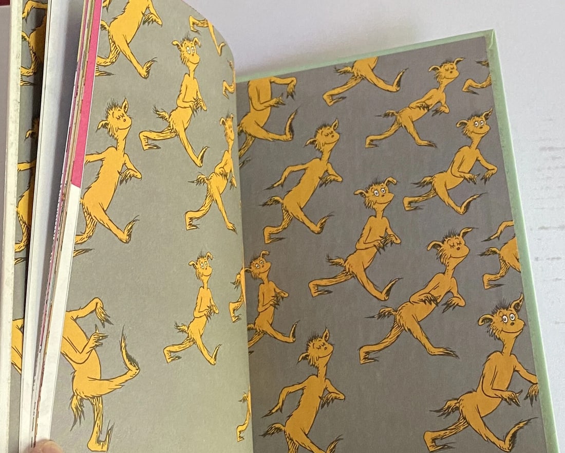 THE FOOT BOOK Dr. Seuss Grolier 1stEd Reprint 1993 Like New HC No Writing RARE - 11