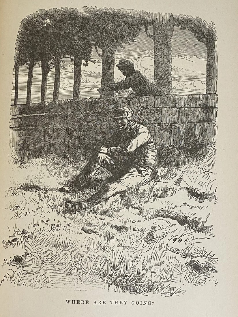 Les Miserables Victor Hugo Vol. IV Illustrated 1886 Library Edition HC VGood - 14