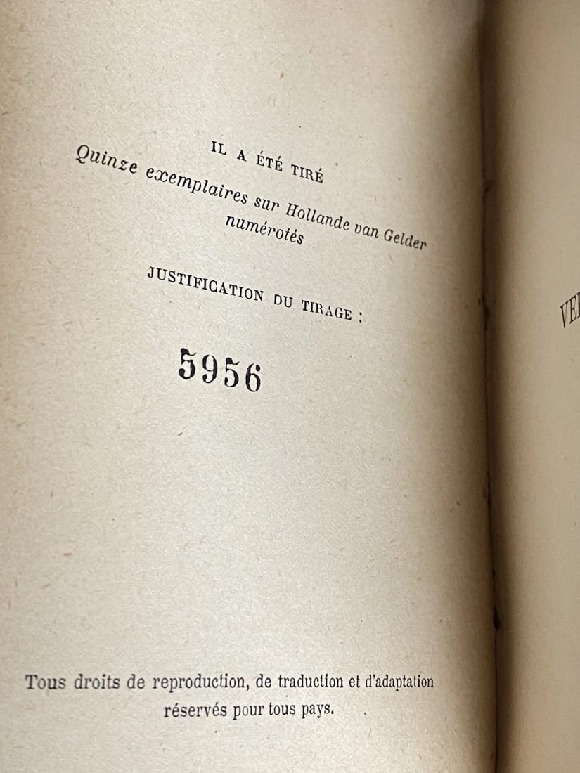 Arthur RIMBAUD / Les Illuminations French 1924 Paris Partial Leather 7th Edition - 3