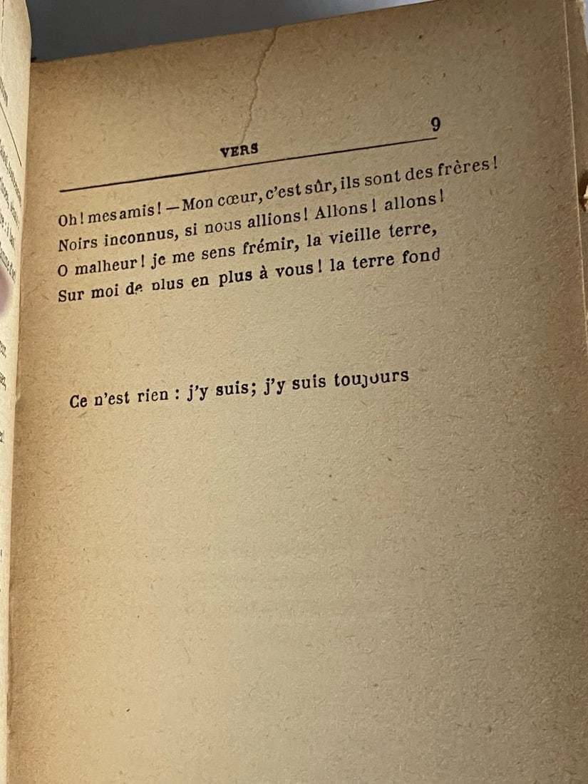 Arthur RIMBAUD / Les Illuminations French 1924 Paris Partial Leather 7th Edition - 5