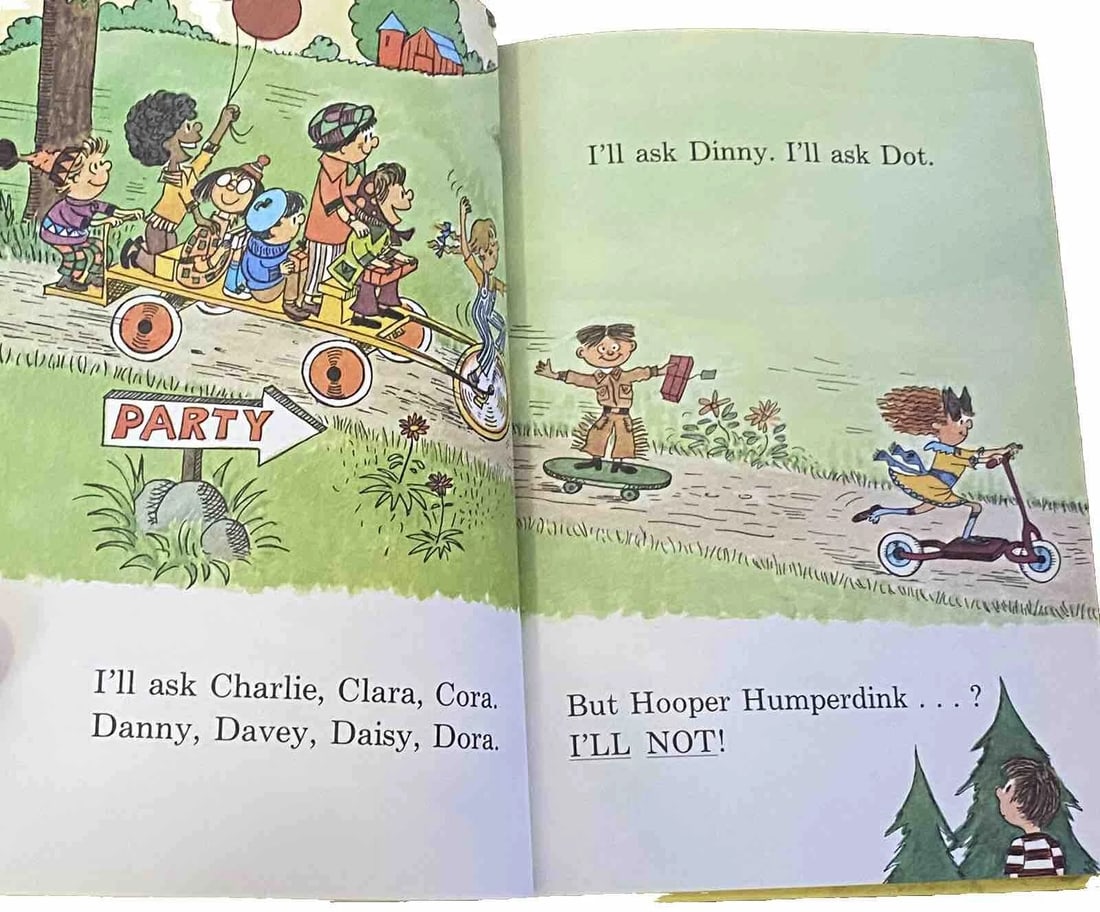 Dr Seuss, as Theo LeSieg HOOPER HUMPERDINK? NOT HIM! 1976 1st BC ED/Print RARE - 11