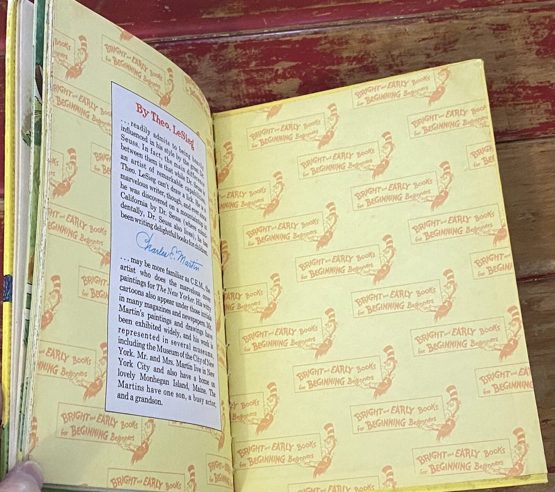 Dr Seuss, as Theo LeSieg HOOPER HUMPERDINK? NOT HIM! 1976 1st BC ED/Print RARE - 15