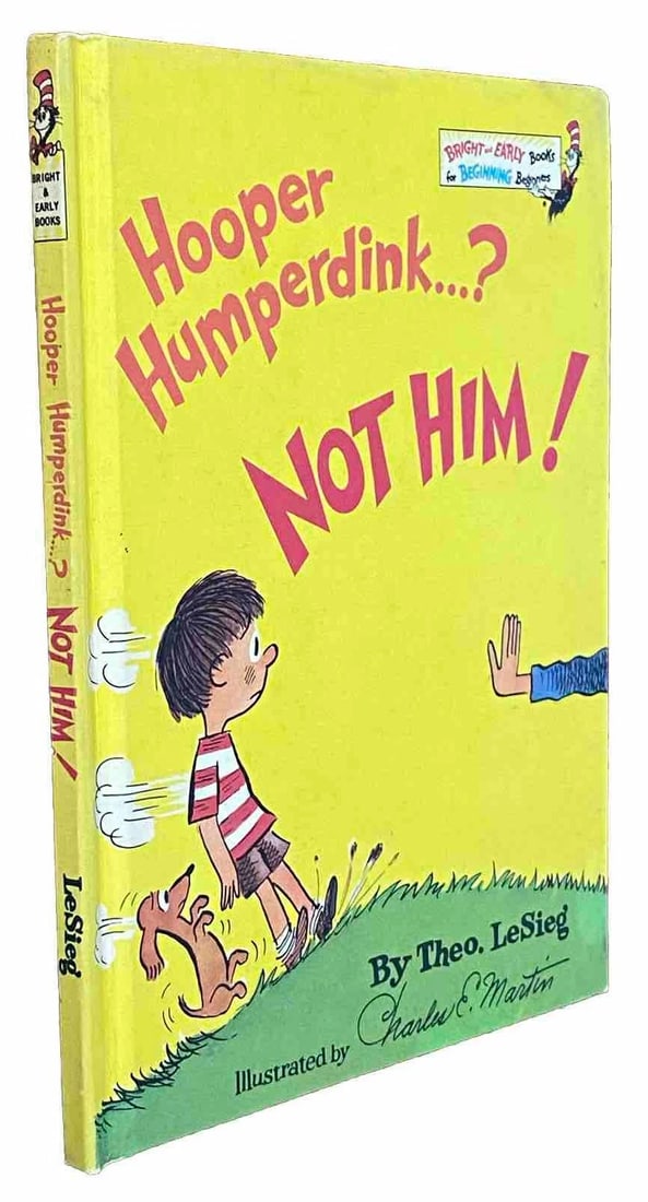 Dr Seuss, as Theo LeSieg HOOPER HUMPERDINK? NOT HIM! 1976 1st BC ED/Print RARE - 5
