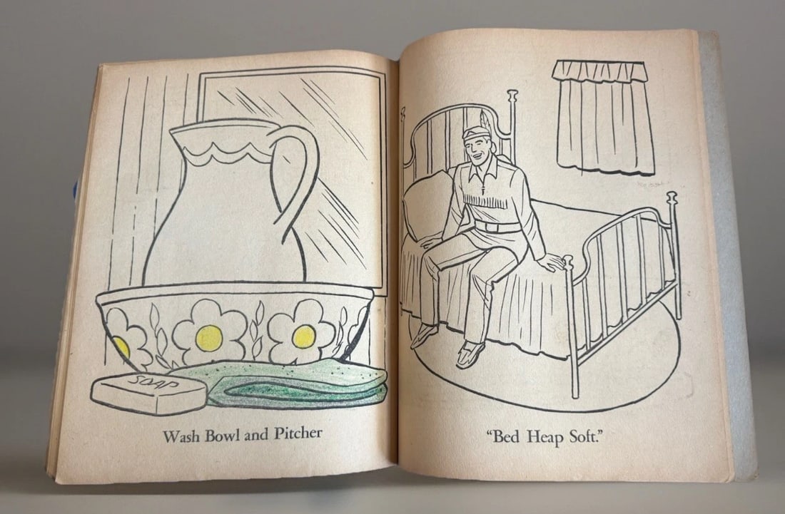 The Lone Ranger Coloring Book 1959 Rare 10 Cent Authorized Edition - 6