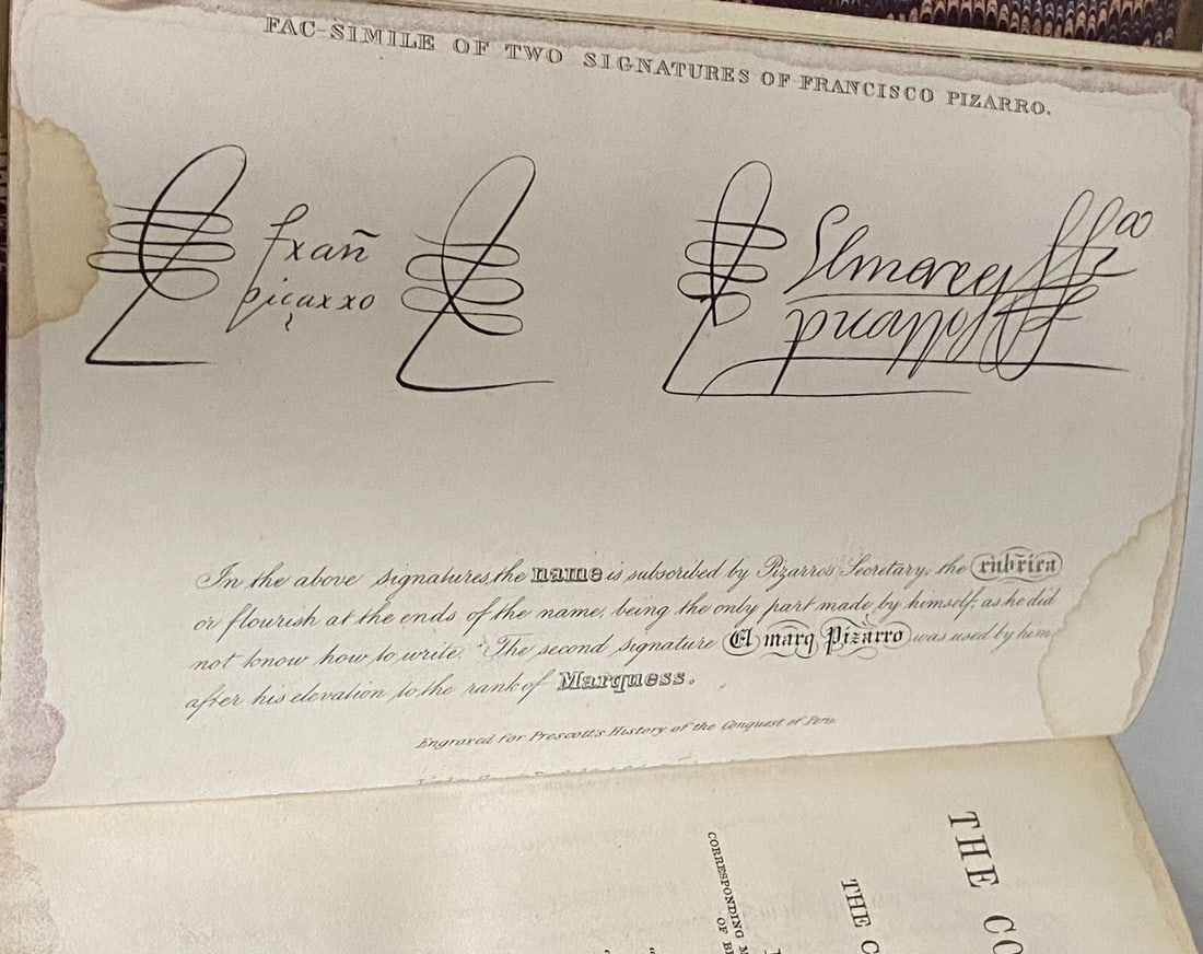 W.H.Prescott History of the Conquest of Peru 1857 5thEd/Vol.III London R.Bentley - 5