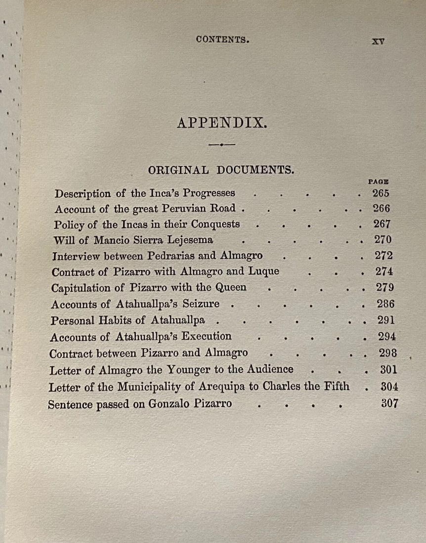 W.H.Prescott History of the Conquest of Peru 1857 5thEd/Vol.III London R.Bentley - 7