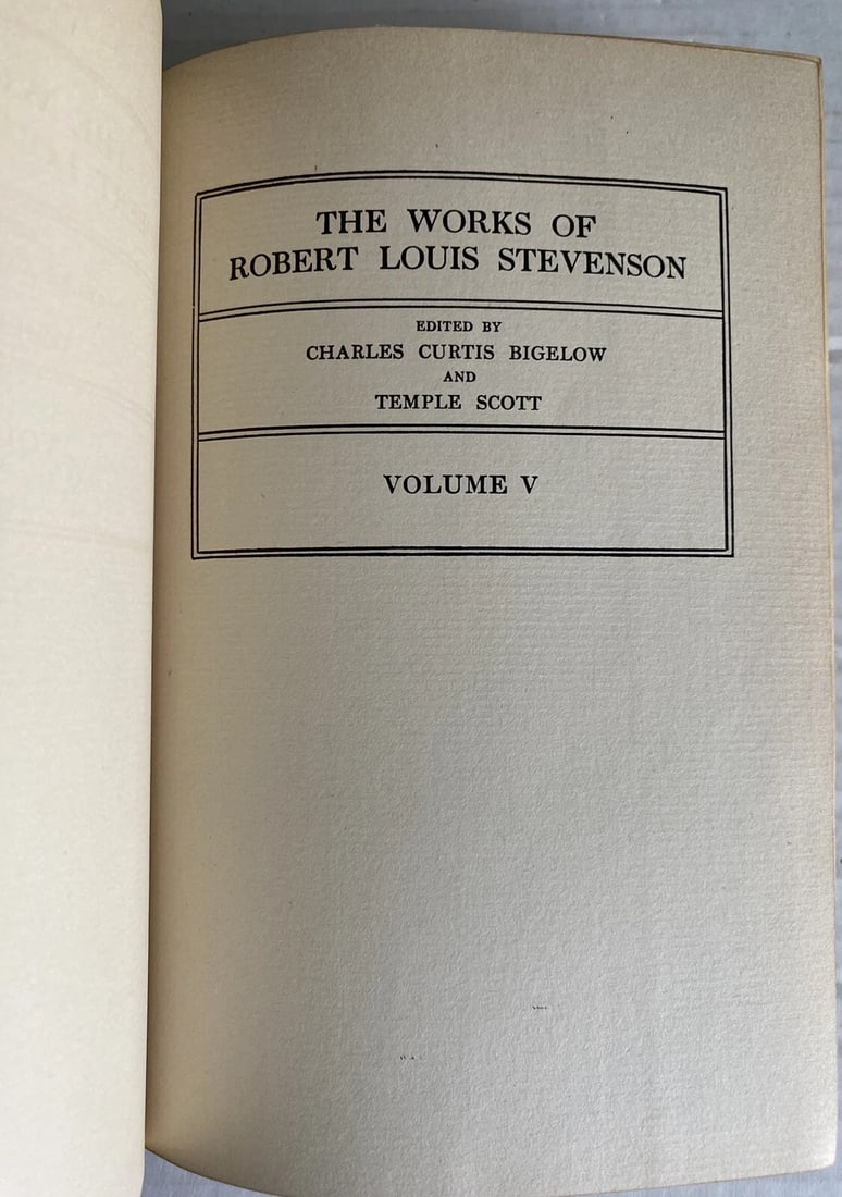 Robert L. Stevenson Inland Voyage Vol. V LimitedEd. of 1,000 Brainard 1906 HC - 5
