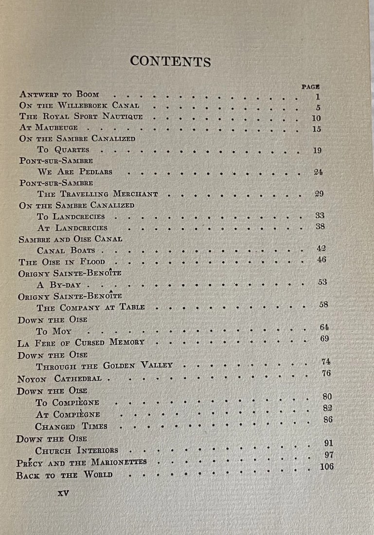 Robert L. Stevenson Inland Voyage Vol. V LimitedEd. of 1,000 Brainard 1906 HC - 9