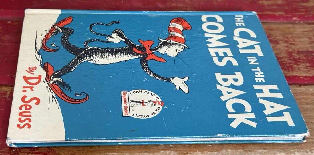 Dr. Seuss The Cat In The Hat Comes Back 1958 1st Educational Edition B-2 - 12