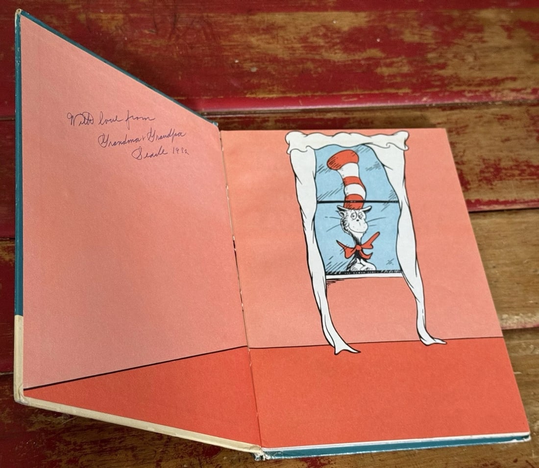 Dr. Seuss The Cat In The Hat Comes Back 1958 1st Educational Edition B-2 - 5