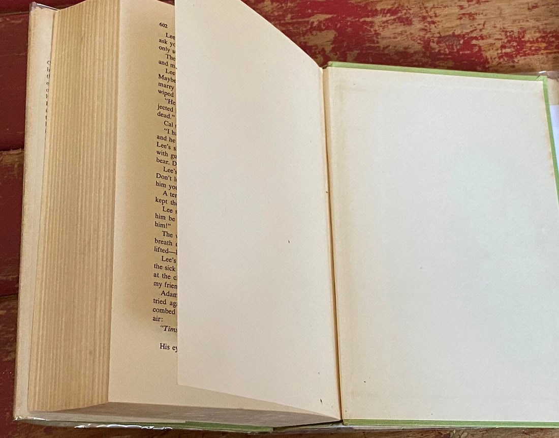 EAST OF EDEN John Steinbeck 1ST ED. 2nd PRE Publication Print HC/DJ Viking 1952 - 7