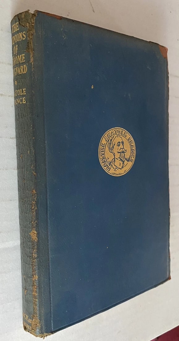 Antique Book The Opinions Of Jerome CoignardAnatole FranceLeather 1924 Dodd Mead - 10