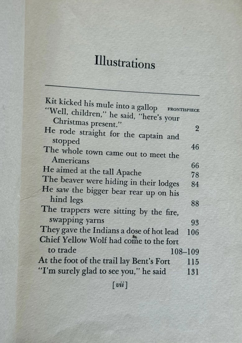 THE STORY OF KIT CARSON Edmund Collier 1953 First Edition/Print HC Grosset VGood - 10