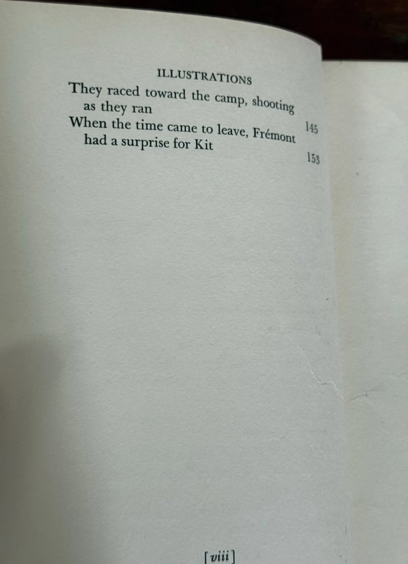 THE STORY OF KIT CARSON Edmund Collier 1953 First Edition/Print HC Grosset VGood - 12