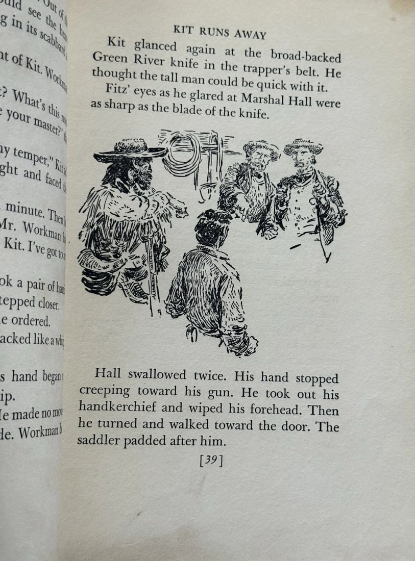 THE STORY OF KIT CARSON Edmund Collier 1953 First Edition/Print HC Grosset VGood - 14