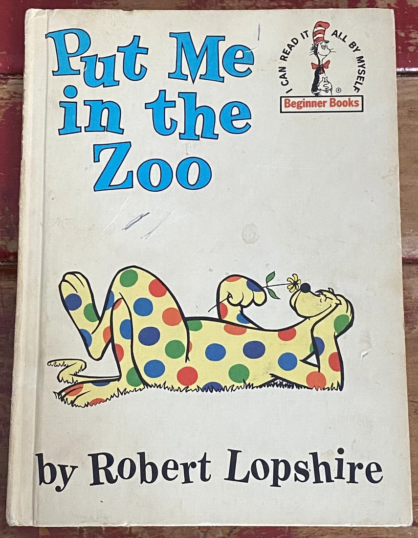 PUT ME IN THE ZOO Robert Lopshire 1960 1st Book Club Edition Early Print VGood: Title: PUT ME IN THE ZOO Robert Lopshire 1960 1st Book Club Edition Early Print VGood Description: This is a rare 1960 first book club edition of Put Me In The Zoo by Robert Lopshire. This classic