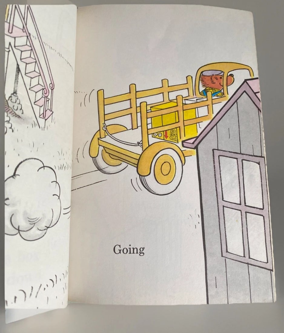 Inside Outside Upside Down Stan Jan Berenstain 1968 Bright Early Hardcover Good - 10