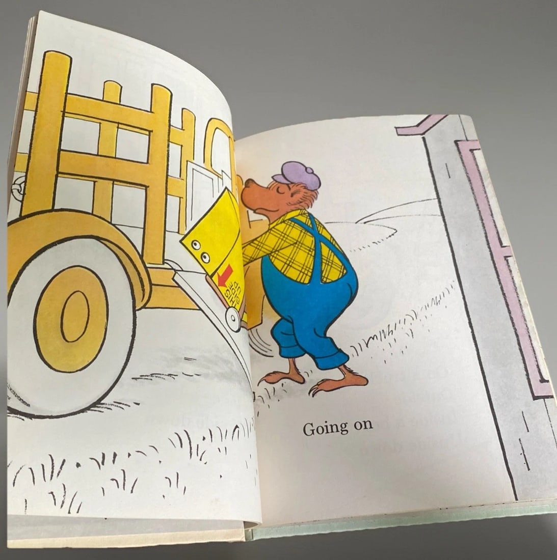 Inside Outside Upside Down Stan Jan Berenstain 1968 Bright Early Hardcover Good - 9