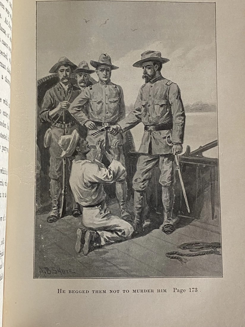 Under MacArthur In Luzon Edward Stratemeyer Old Glory Series HC 1901 Very Good! - 10