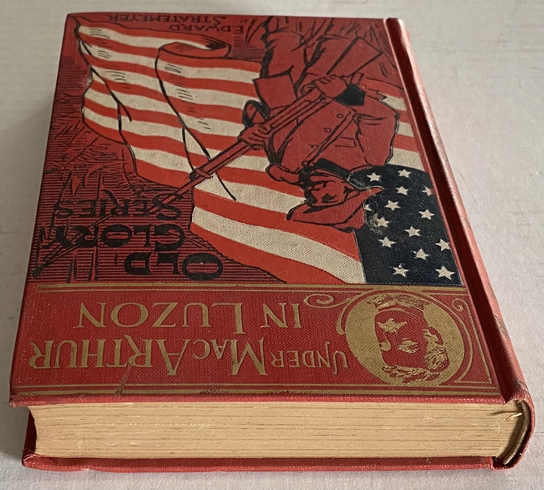 Under MacArthur In Luzon Edward Stratemeyer Old Glory Series HC 1901 Very Good! - 6