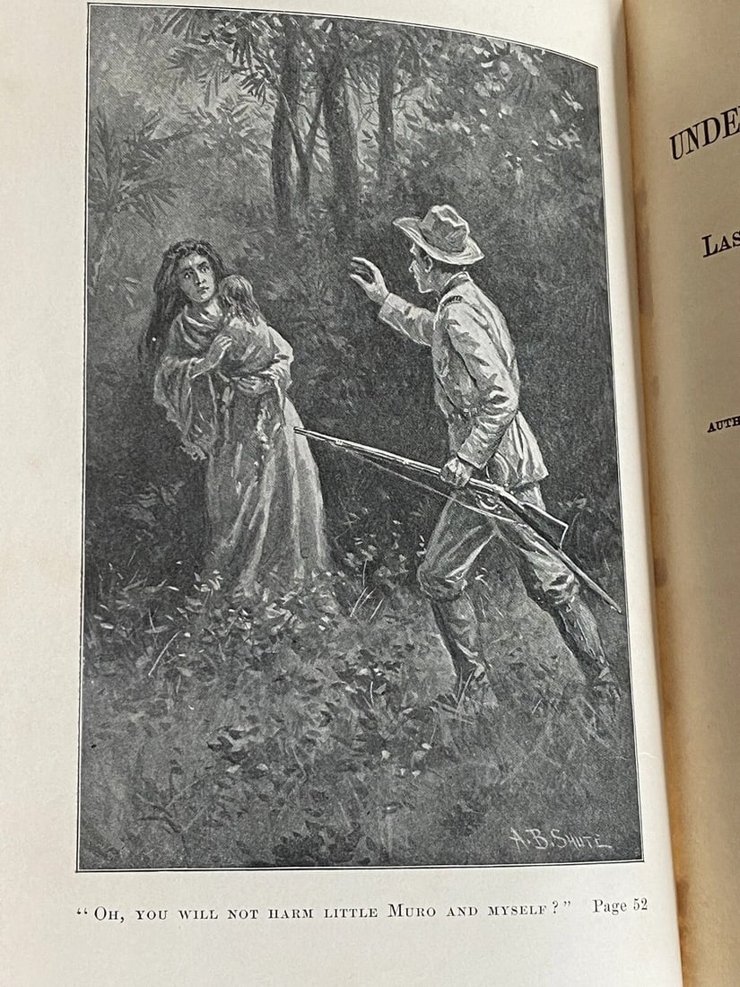 Under MacArthur In Luzon Edward Stratemeyer Old Glory Series HC 1901 Very Good! - 7