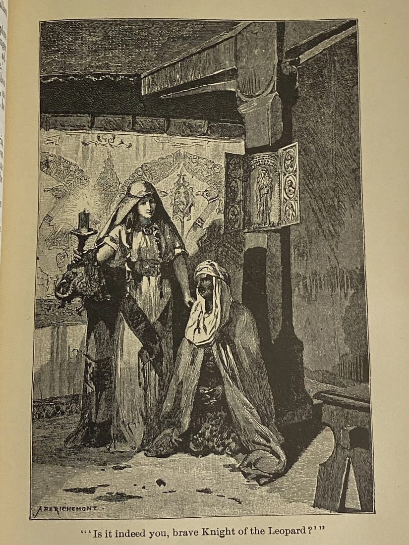 Works Of Sir Walter Scott Waverley Novels VIII 1800’s HC Count Robert Of Paris - 15