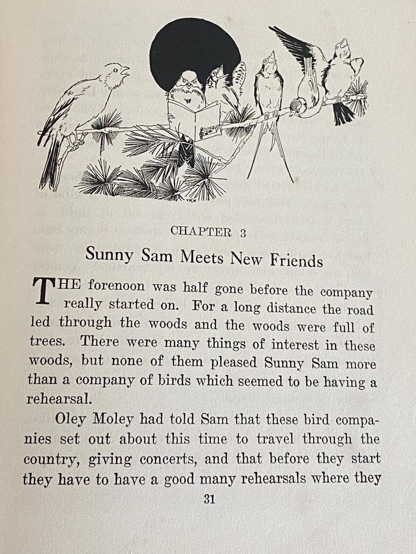 SUNNY SAM by Frank Farrington 1921 E.R. &V.H. Kirkbride Illustrators RARE! - 14