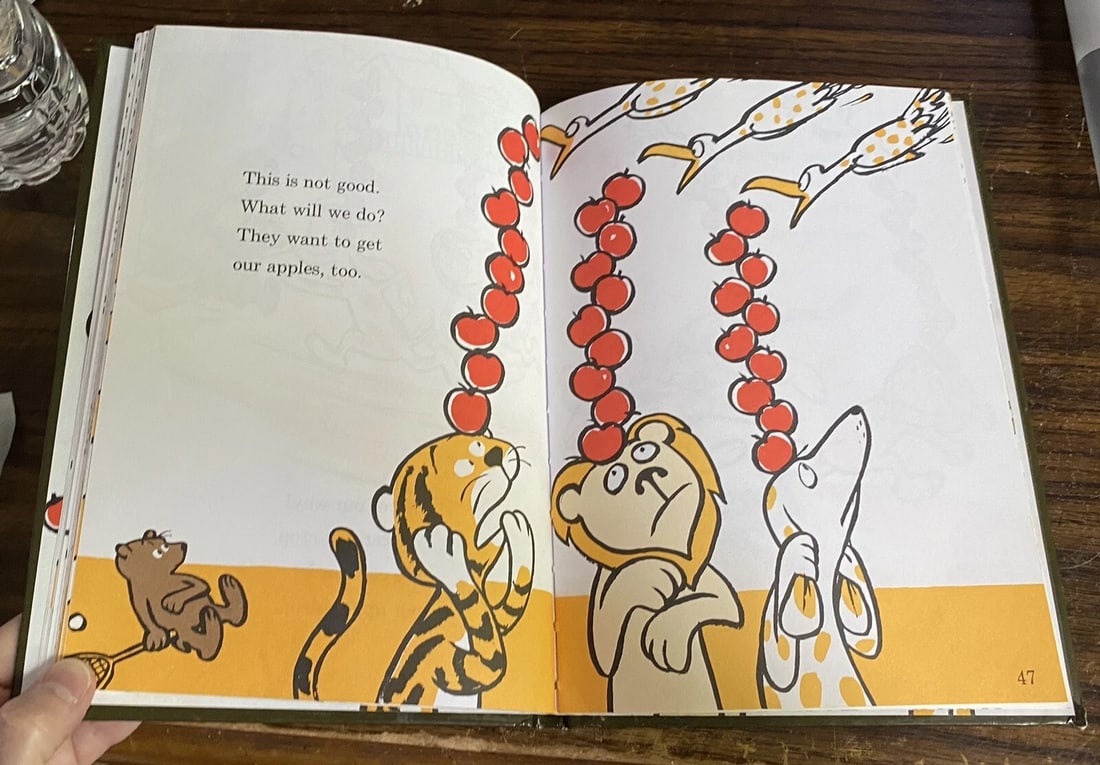 Ten Apples Up on Top!Theo LeSieg aka Dr. Seuss HC 1961/1989 BeginnerBooks NOT BC - 13