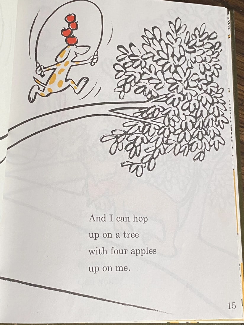 Ten Apples Up on Top!Theo LeSieg aka Dr. Seuss HC 1961/1989 BeginnerBooks NOT BC - 7