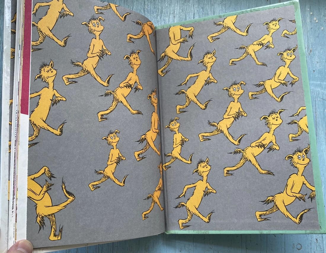 Dr. Seuss THE FOOT BOOK 1968 1st ED/2nd Print HC RARE Excellent Condition - 9