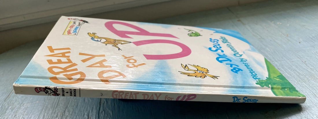 Great Day for Up Bright & Early BC Edition Hardcover Dr. Seuss 1974 1ST/2nd VG - 5